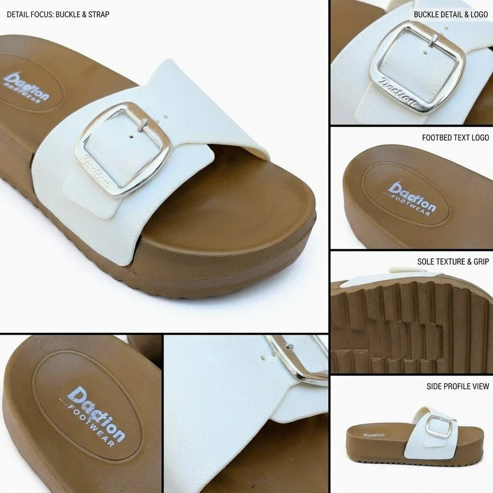 Creamy Soft Step Medicated Slippers for Females